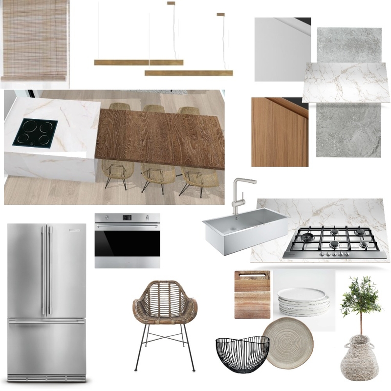 sample board kitchen Mood Board by Melina Sternberg on Style Sourcebook