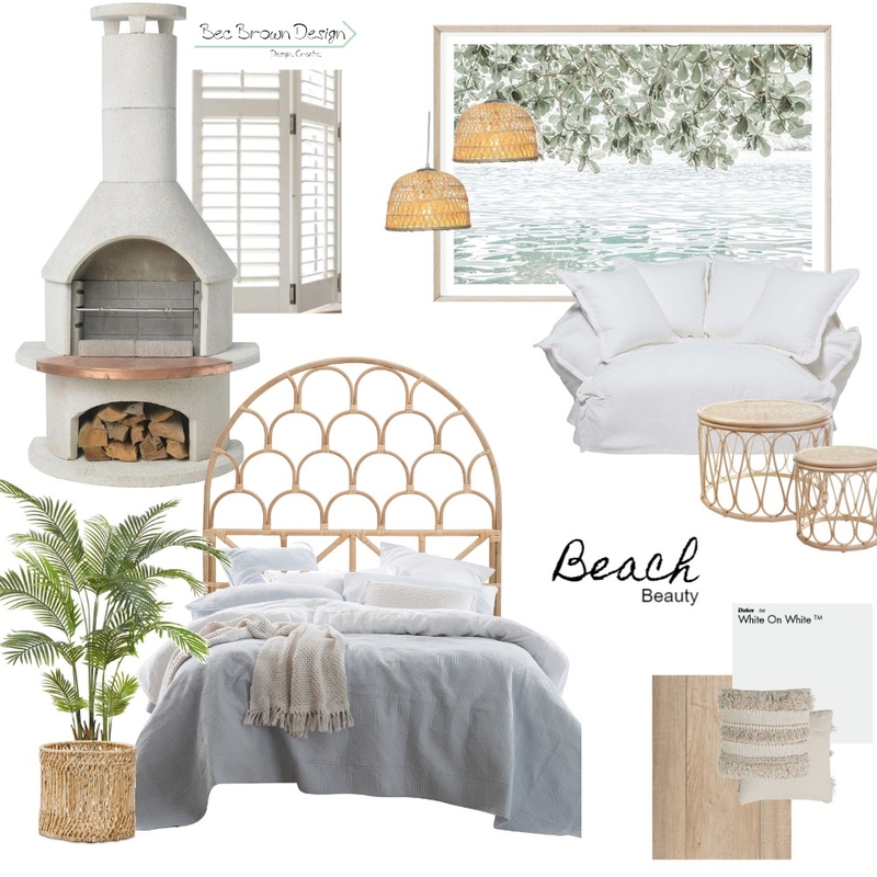 Beach Beauty Mood Board by Bec Brown Design on Style Sourcebook