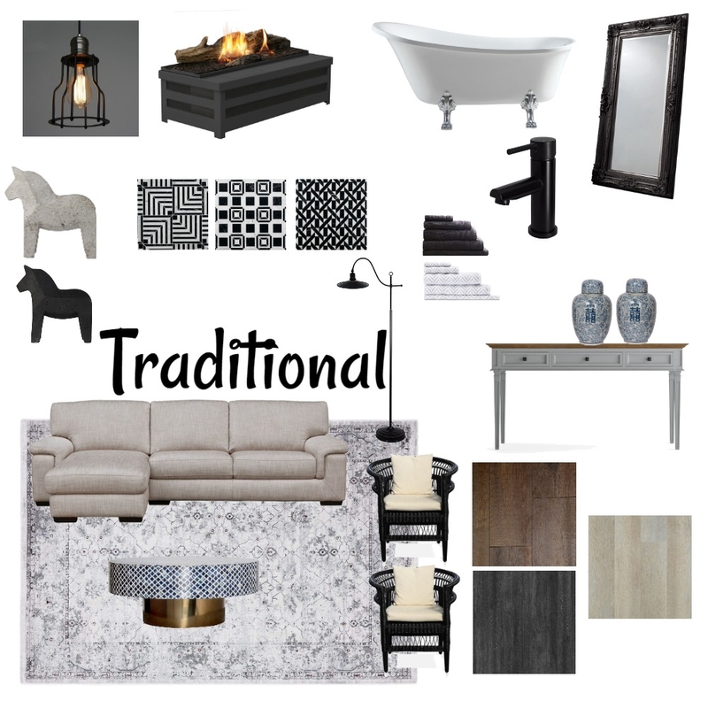 Traditional Mood Board by abbeykosmatod on Style Sourcebook