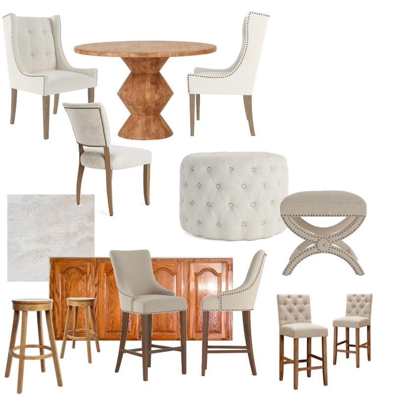 NGU - Contemporary French Provincial Dining Kitchen Sitting Room Mood Board by Kahli Jayne Designs on Style Sourcebook