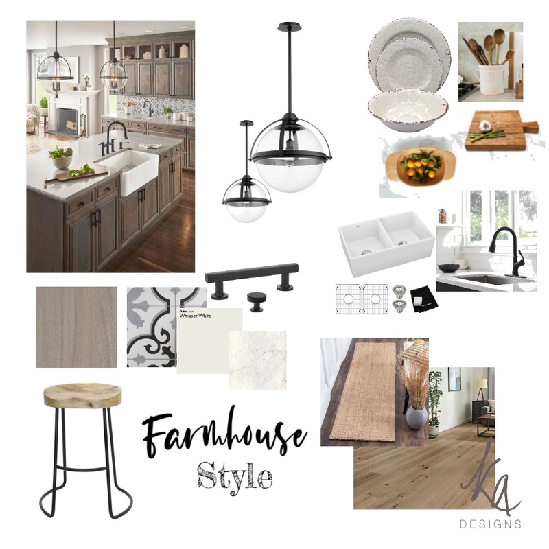 Modern Farmhouse Mood Board by lincolnrenovations on Style Sourcebook