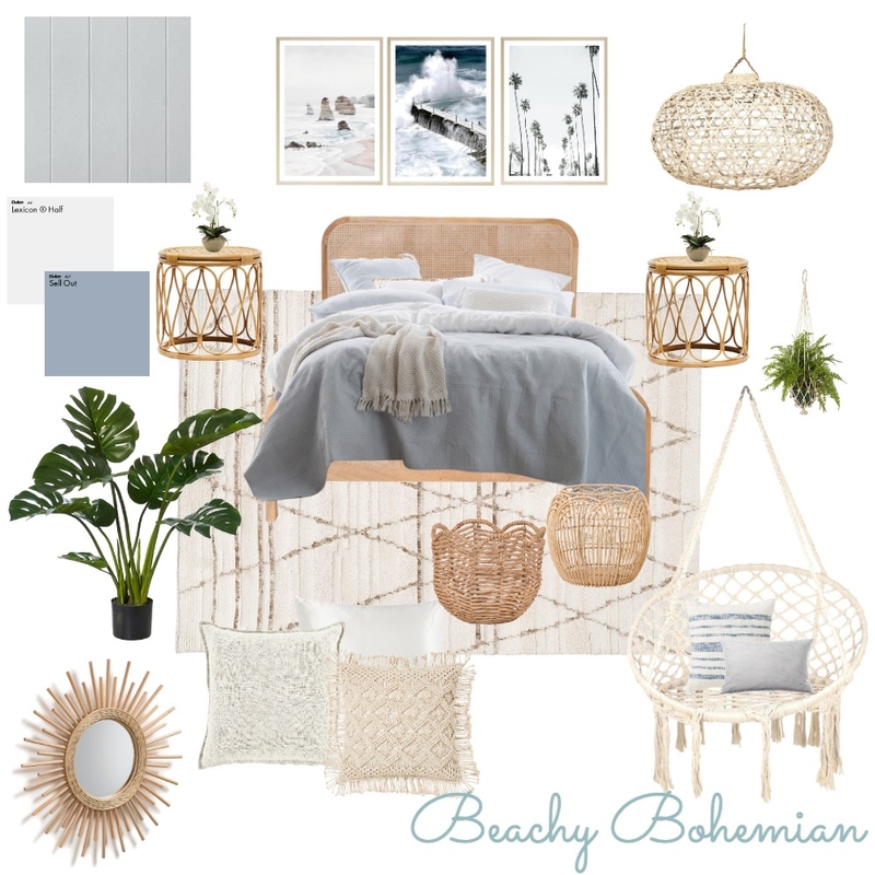 Beachy Bohemian Mood Board by ajlreyes17 on Style Sourcebook