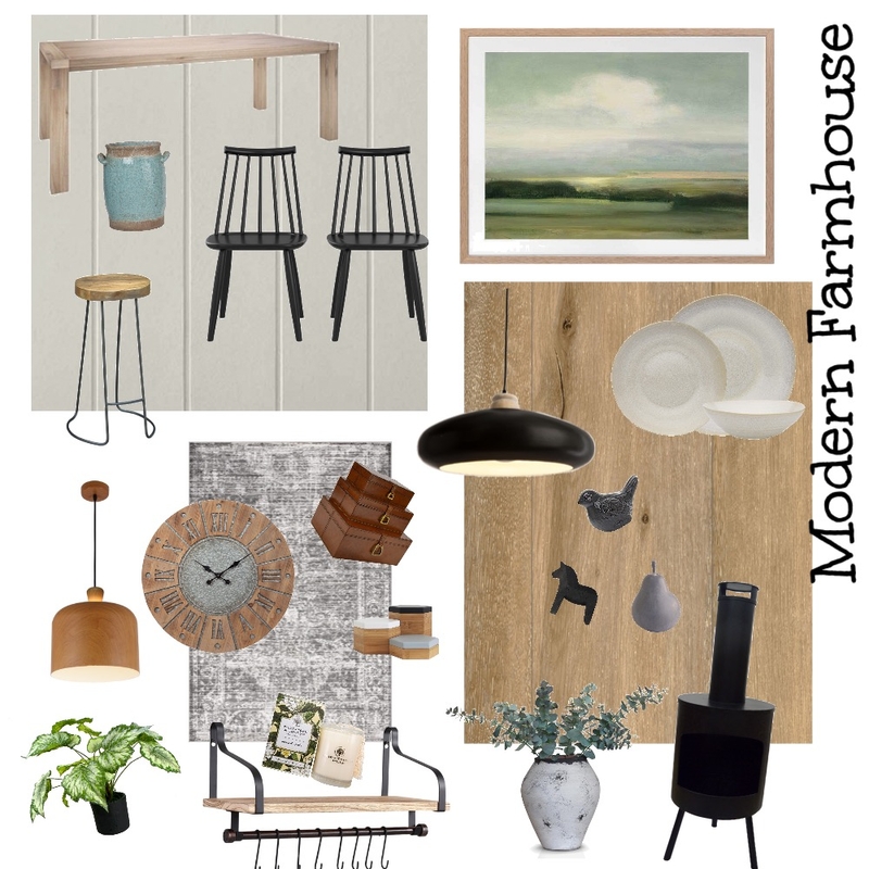 Modern Farmhouse Mood Board by LauraWallmeyer on Style Sourcebook