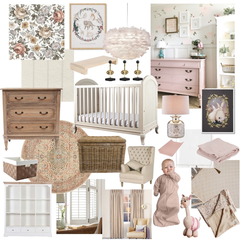 Girls nursery Mood Board by KirstyT on Style Sourcebook