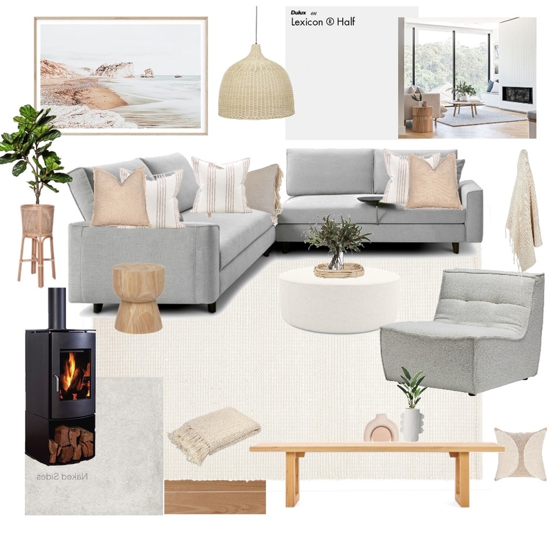 Earthy Coastal Living Room Mood Board by Hails11 on Style Sourcebook