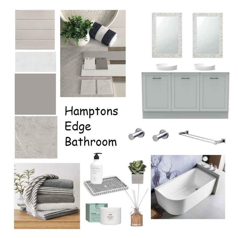 Hamptons Edge - Bathroom Mood Board by Deb Davies on Style Sourcebook