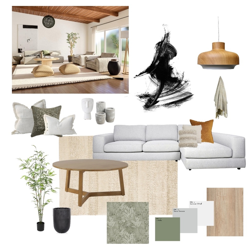 japandi Mood Board by nikiaharris on Style Sourcebook