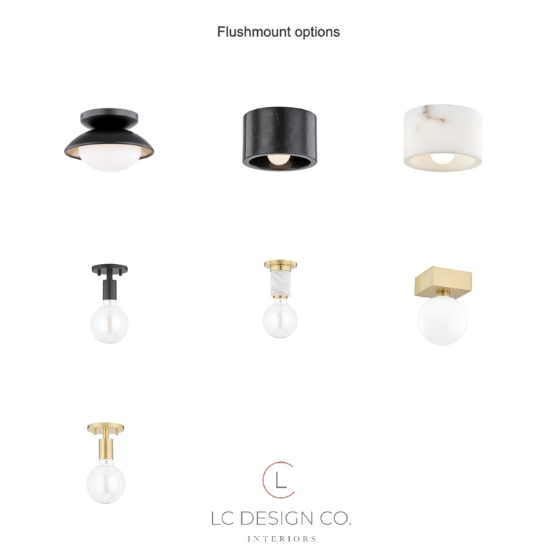 nadel flushmount options Mood Board by LC Design Co. on Style Sourcebook