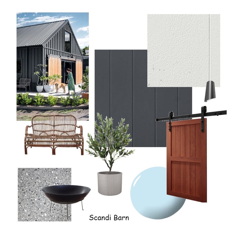 Scandi Barn Mood Board by Sarah de Zoete on Style Sourcebook