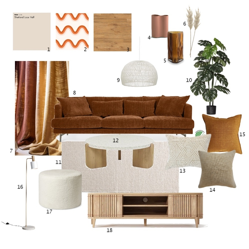 Module 9 - Livingroom Mood Board by Linlov on Style Sourcebook