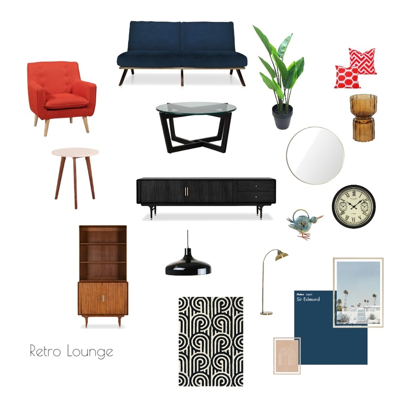 Retro Lounge Mood Board by saritavann on Style Sourcebook