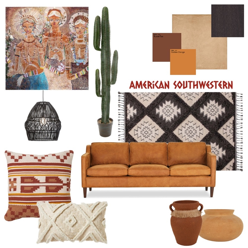 southwestern Mood Board by danicali on Style Sourcebook