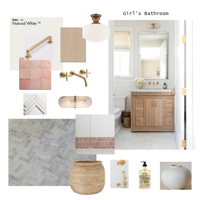 Girls Bathroom Mood Board by Creative Solutions on Style Sourcebook