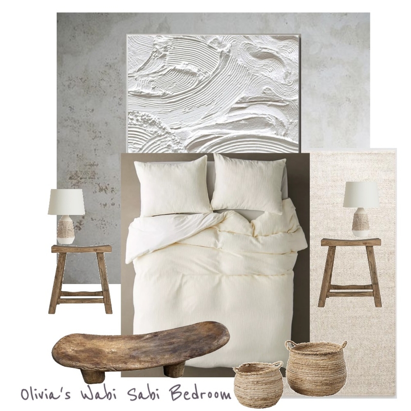 Olivia's Wabi Sabi Bedroom Mood Board by Alexandria Zamora on Style Sourcebook