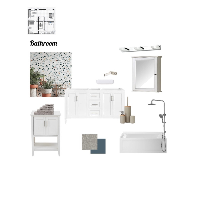 BATHROOM Mood Board by LucyDowtin on Style Sourcebook