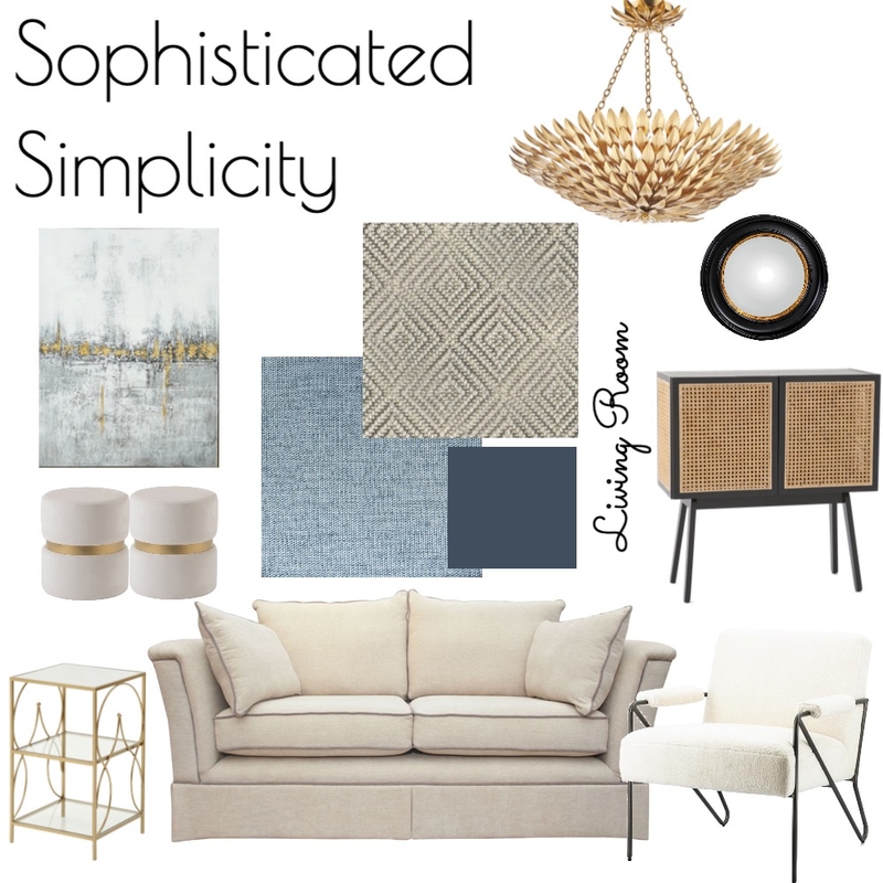 Sophisticated Simplicity Living Room Mood Board by RLInteriors on Style Sourcebook