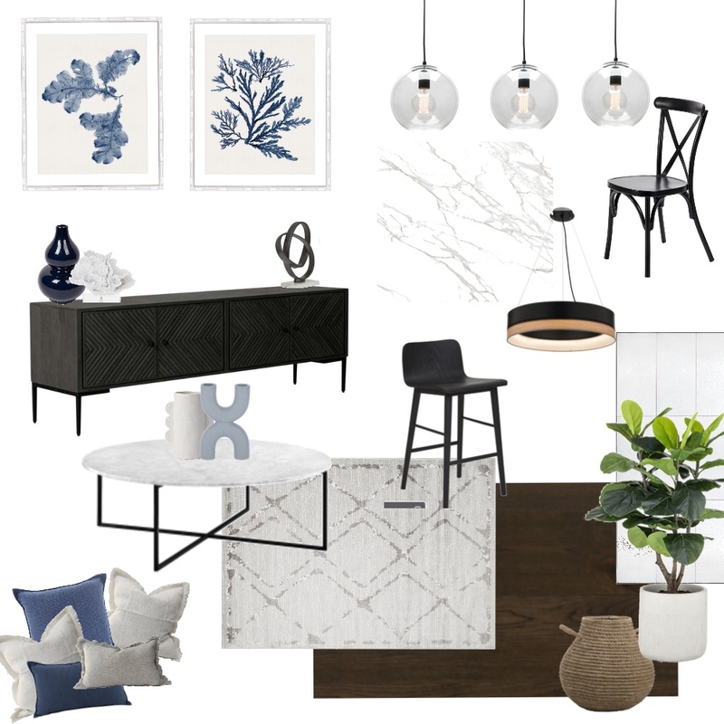 Valeria - Black Tv unit Mood Board by designsbyrita on Style Sourcebook