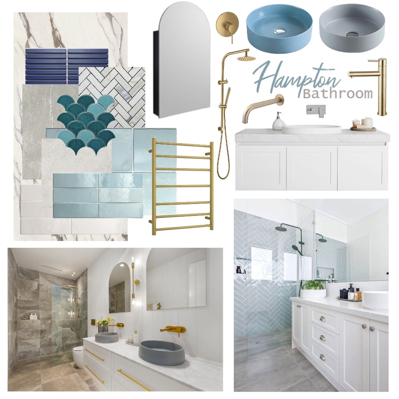 Hampton Bathroom Mood Board by charlyandrew on Style Sourcebook