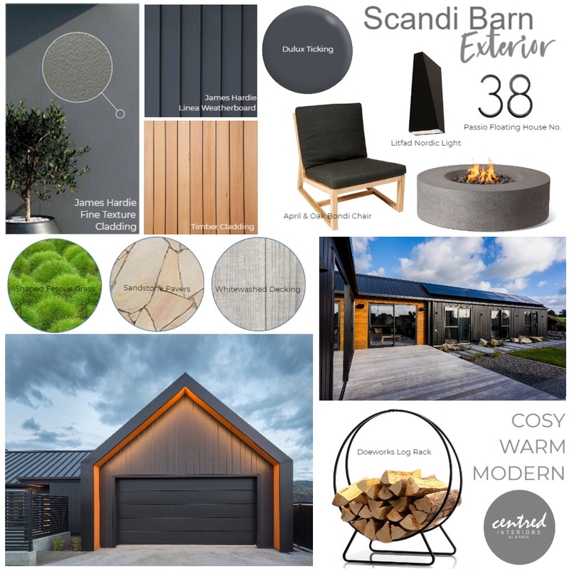 Scandi Barn Mood Board by Centred Interiors on Style Sourcebook