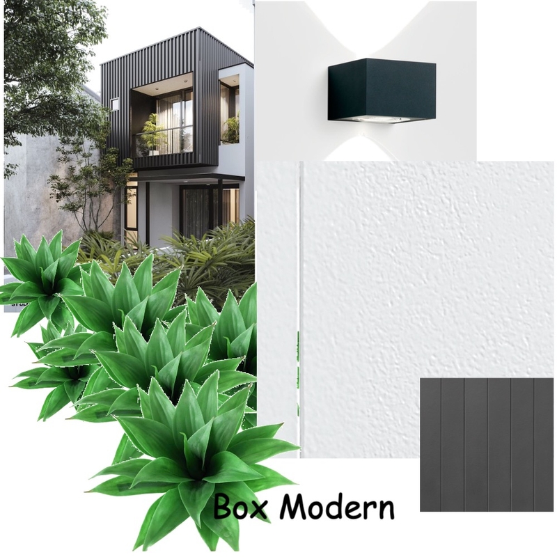 Box Modern James Hardie Fine Rendering Mood Board by Viki on Style Sourcebook