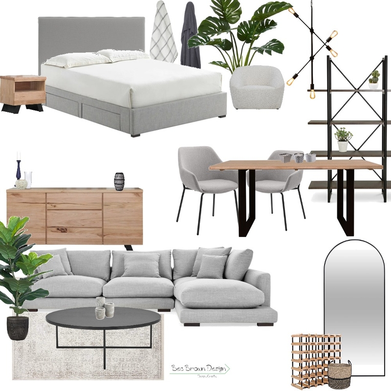 Modern with Timbers Mood Board by Bec Brown Design on Style Sourcebook