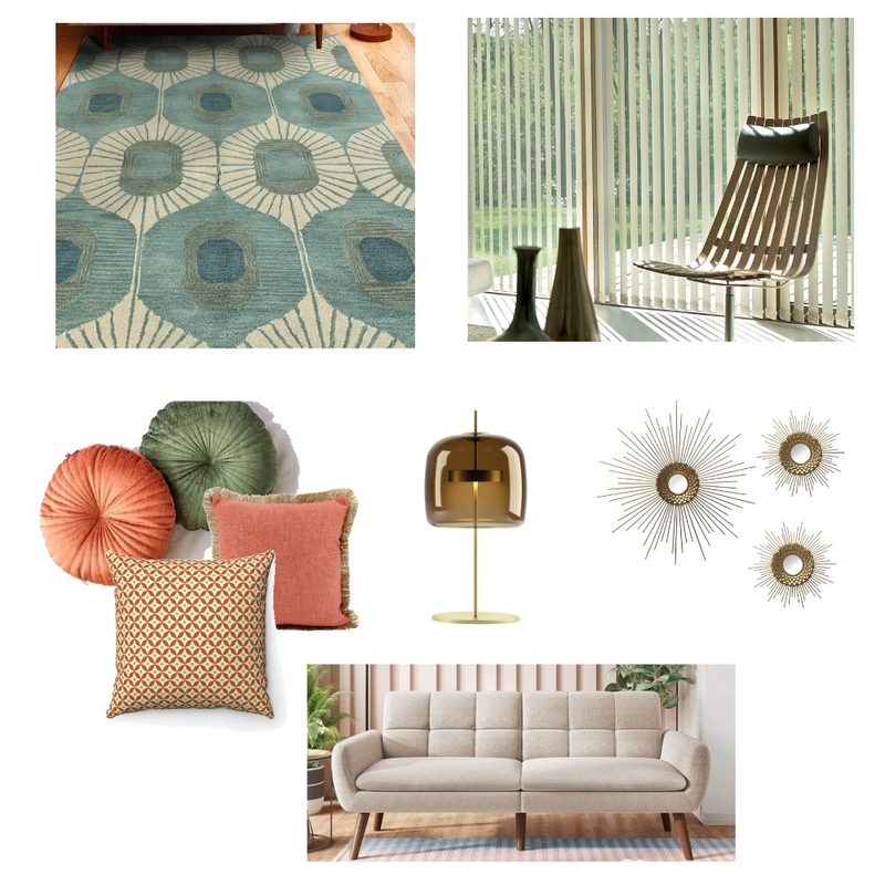 retro room design Mood Board by noai on Style Sourcebook