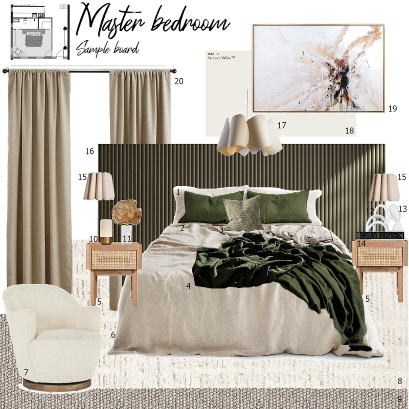 Master bedroom Mood Board by nourtareka on Style Sourcebook