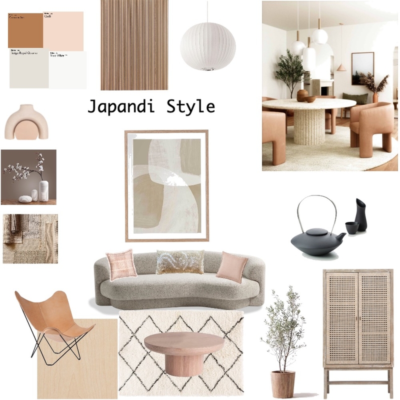 Japandi Style Mood Board by Deborah Anulika on Style Sourcebook