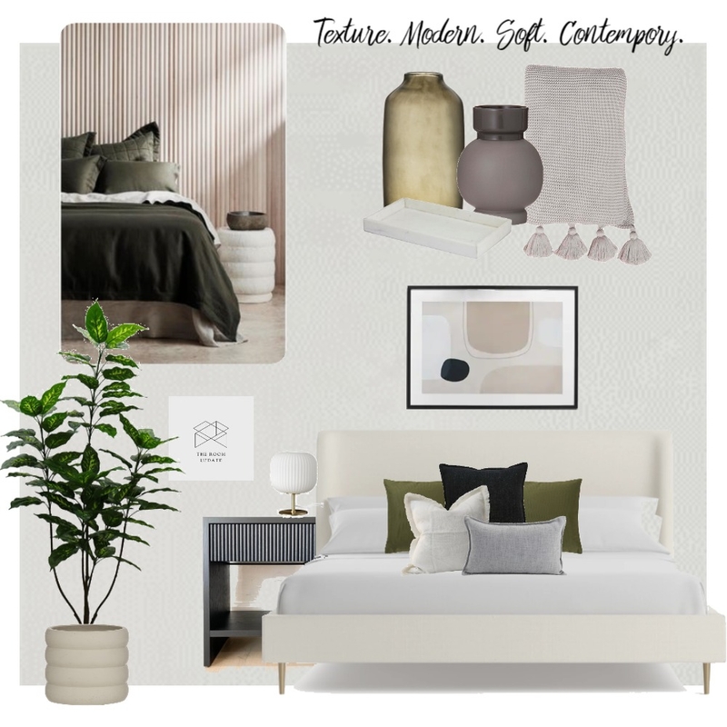 contemp modern bedroom Mood Board by The Room Update on Style Sourcebook