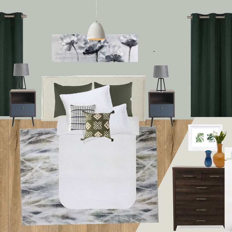 B5 - BEDROOM - MODERN - GREEN Mood Board by Taryn on Style Sourcebook