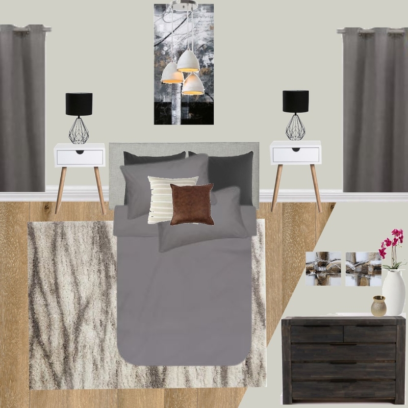 B7 - BEDROOM - MODERN - NEUTRAL GREY Mood Board by Taryn on Style Sourcebook