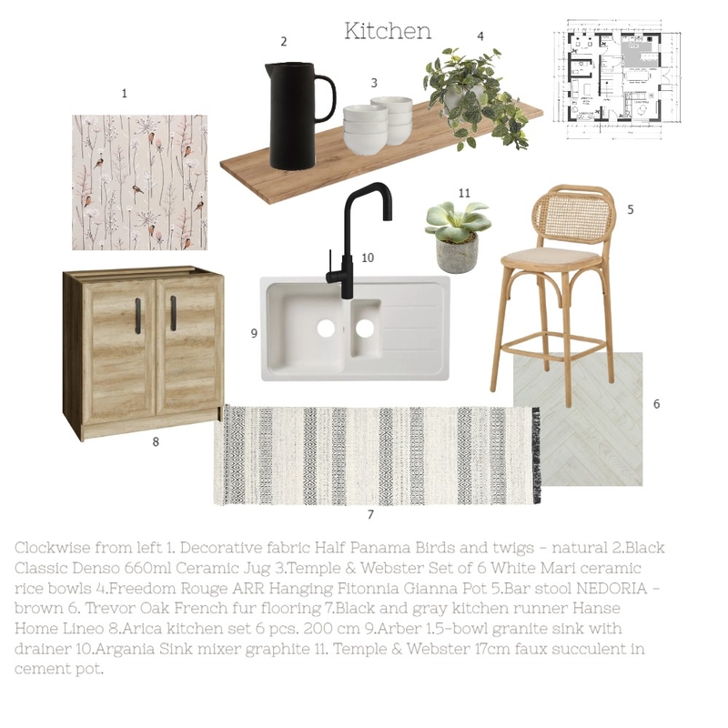 Kitchen Sample Board Mood Board by CozzyReflections on Style Sourcebook