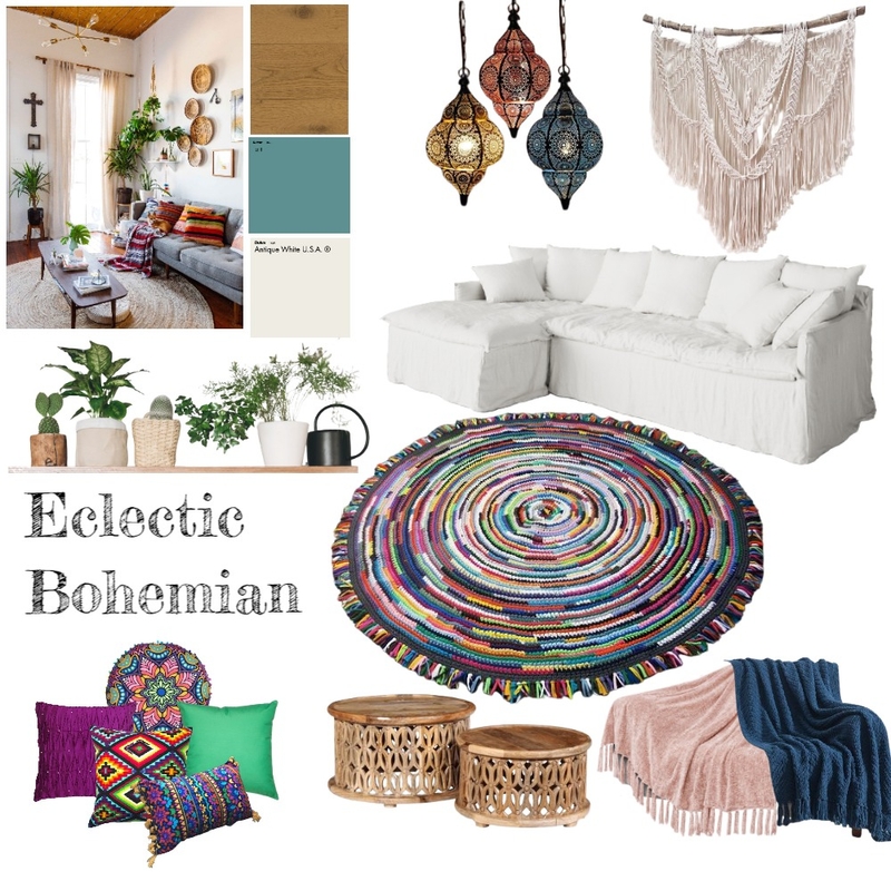 Eclectic Boho Mood Board by Carissaroberts18@outlook.com on Style Sourcebook