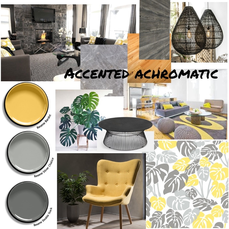 accented achromatic Mood Board by Mel Williams on Style Sourcebook