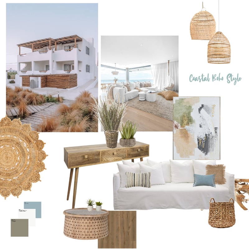 Coastal Boho Chic Mood Board by KristinaWolff on Style Sourcebook