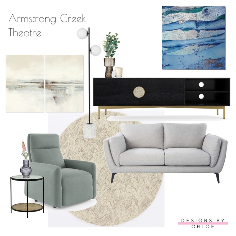 Armstrong Creek Theatre Mood Board by Designs by Chloe on Style Sourcebook