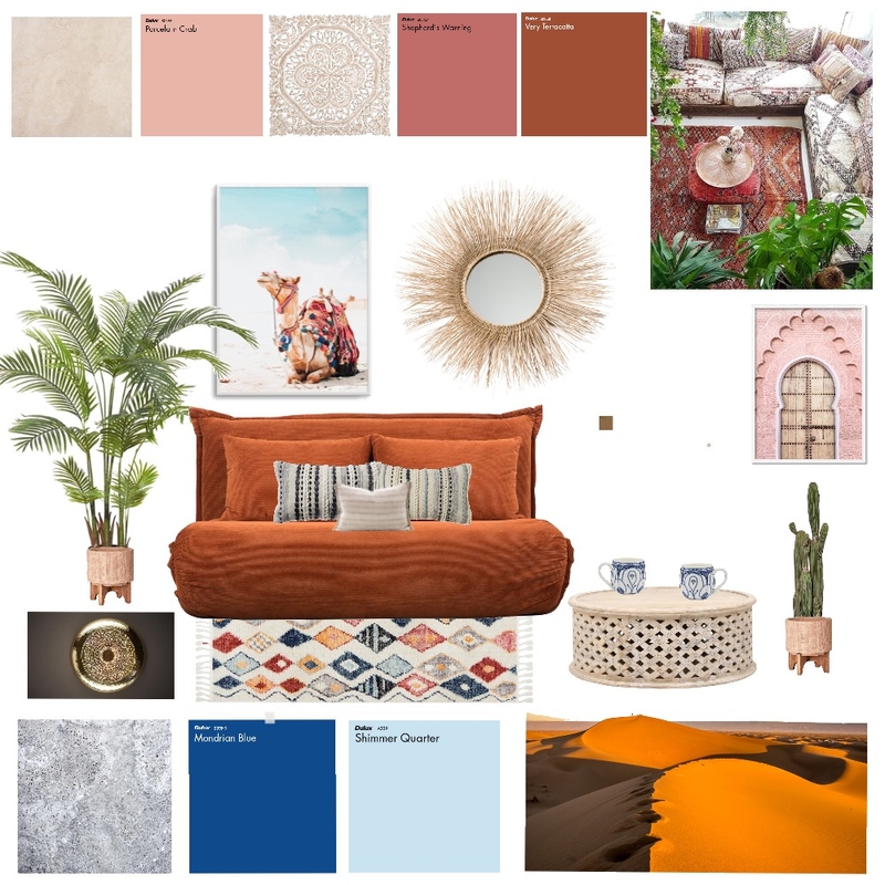 Morocco and Me Mood Board by jovitapwilliams on Style Sourcebook