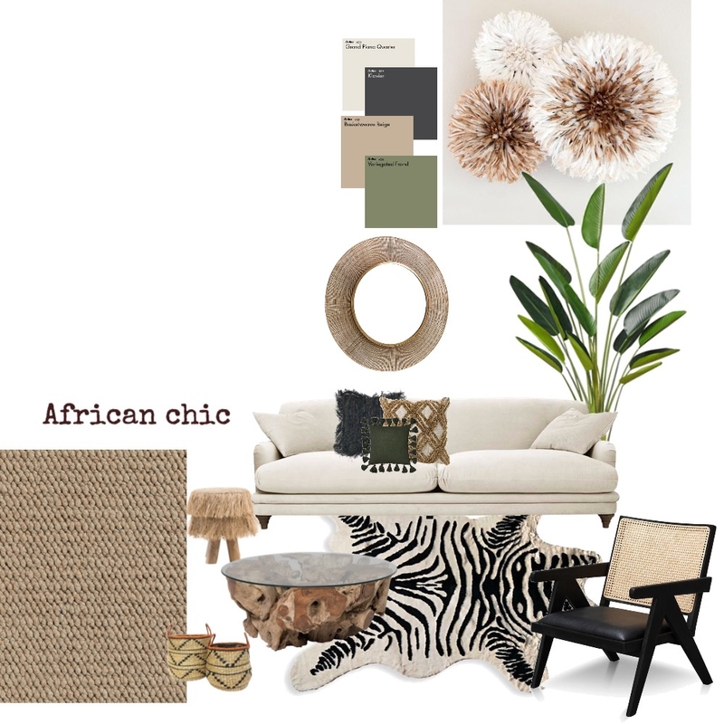 AFRICAN CHIC Mood Board by KristinaWolff on Style Sourcebook