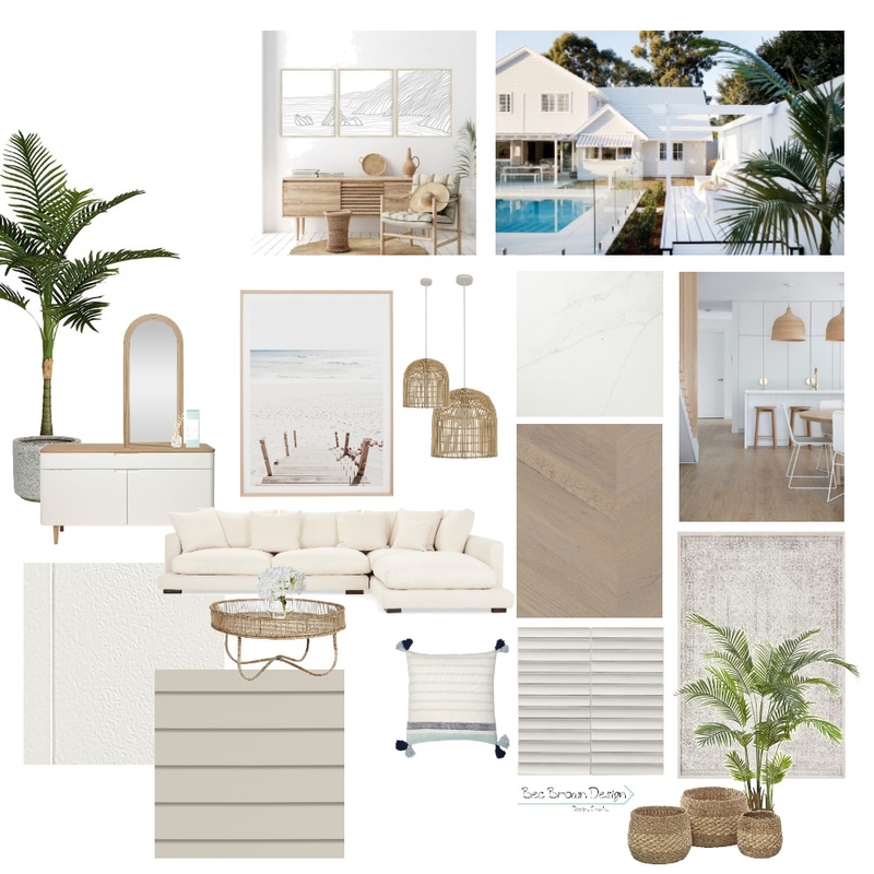 Modern Coastal Mood Board by Bec Brown Design on Style Sourcebook