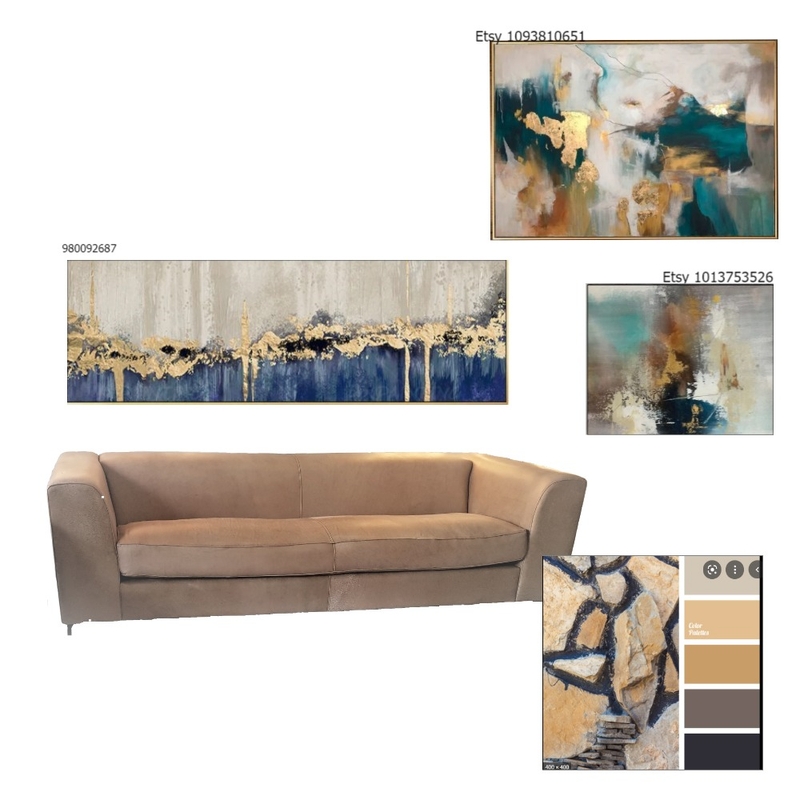 Living room etsy wall art blue Mood Board by genief2 on Style Sourcebook