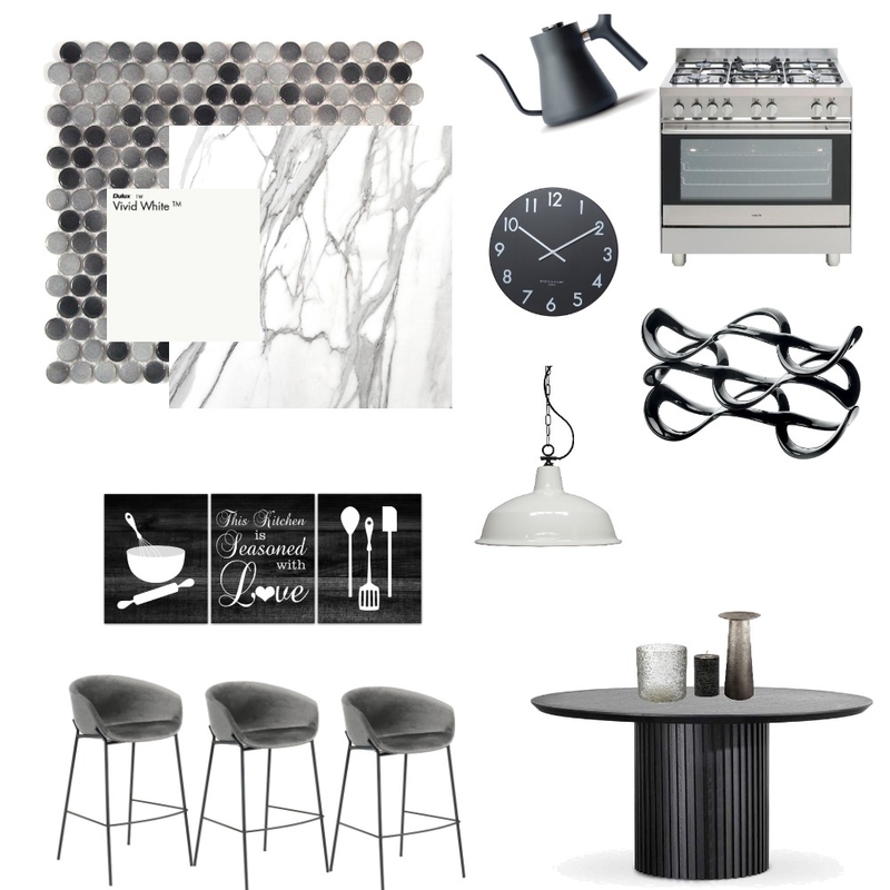 Black & White Mood Board by atara on Style Sourcebook