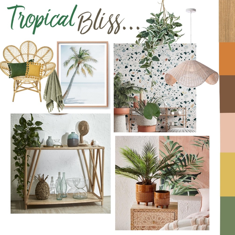 tropical bliss mood board Mood Board by emine on Style Sourcebook