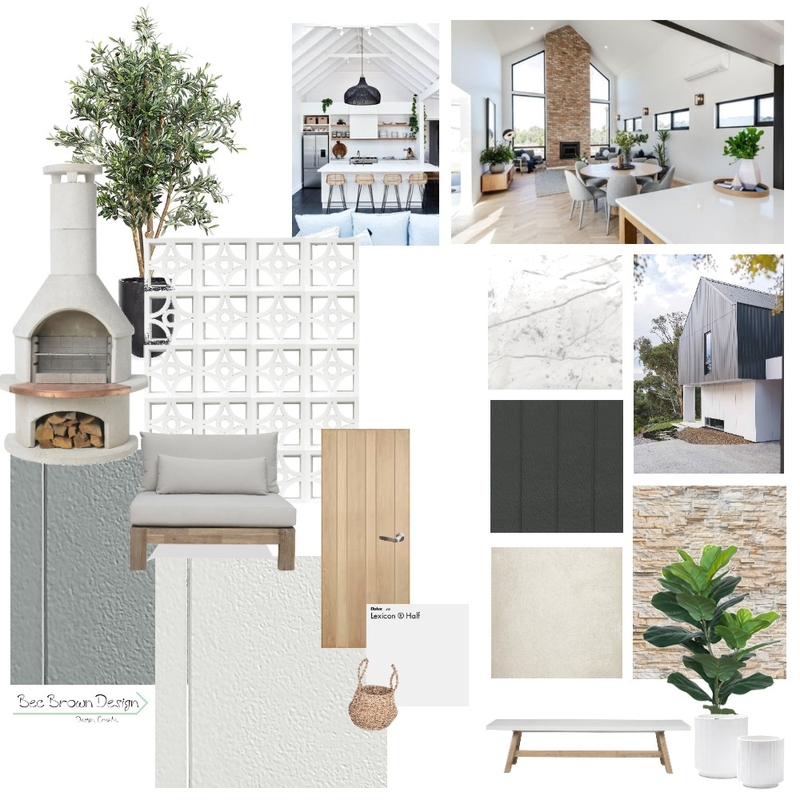 Scandi Barn Mood Board by Bec Brown Design on Style Sourcebook