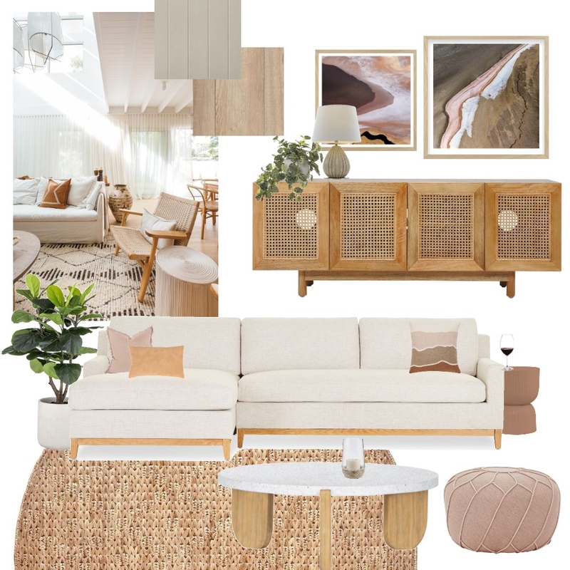 Modern Australian Living Room Mood Board by Nicole Frelingos on Style Sourcebook