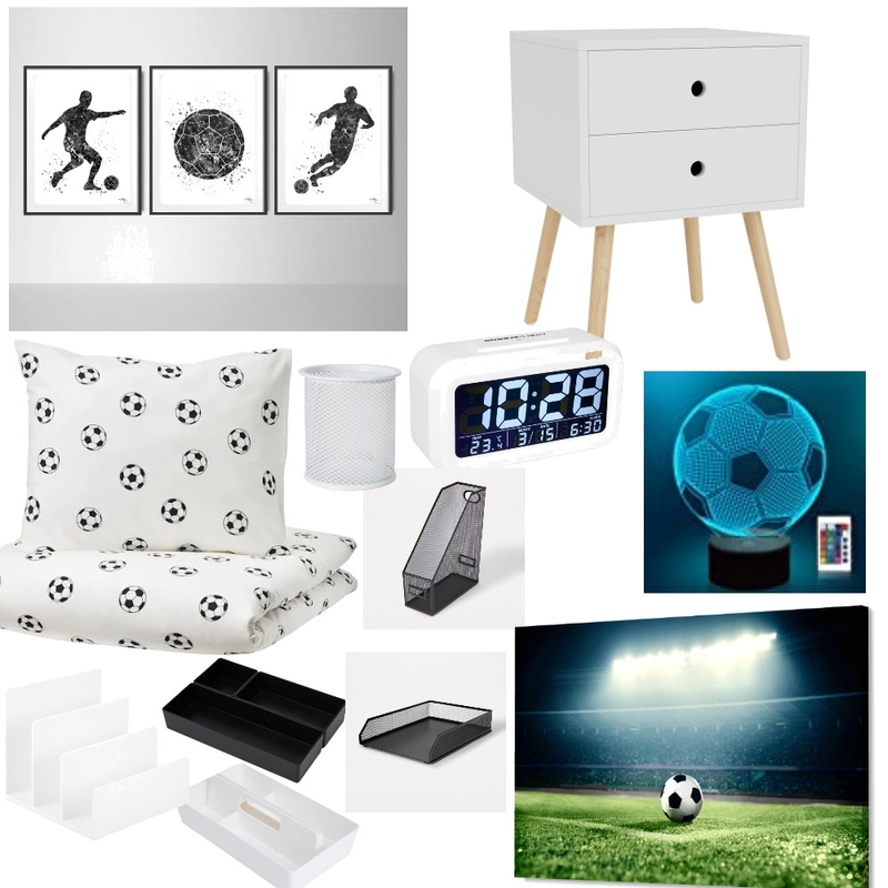 Soccer Bedroom Mood Board by Meg Caris on Style Sourcebook