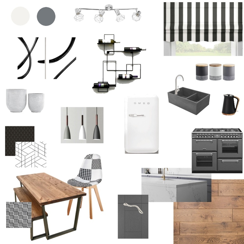 Kitchen-Diner sample board-No key Mood Board by Nienke Offer on Style Sourcebook