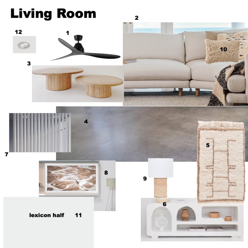 Living final Mood Board by Brooke Kafer on Style Sourcebook