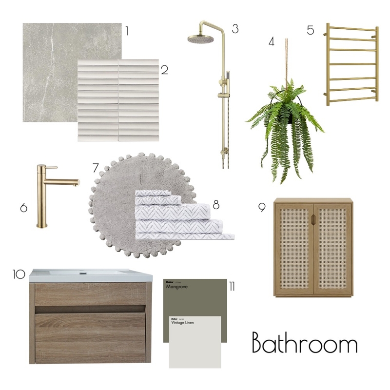 Bathroom Module 10C Mood Board by Ceilidh on Style Sourcebook