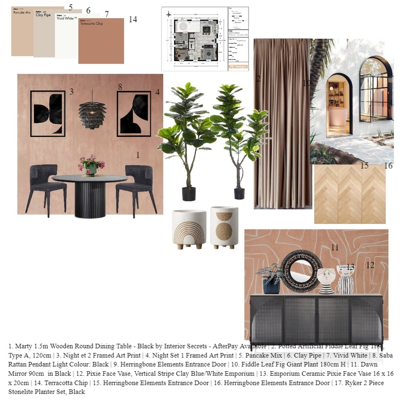 DiningRoom7 Mood Board by pkadian on Style Sourcebook