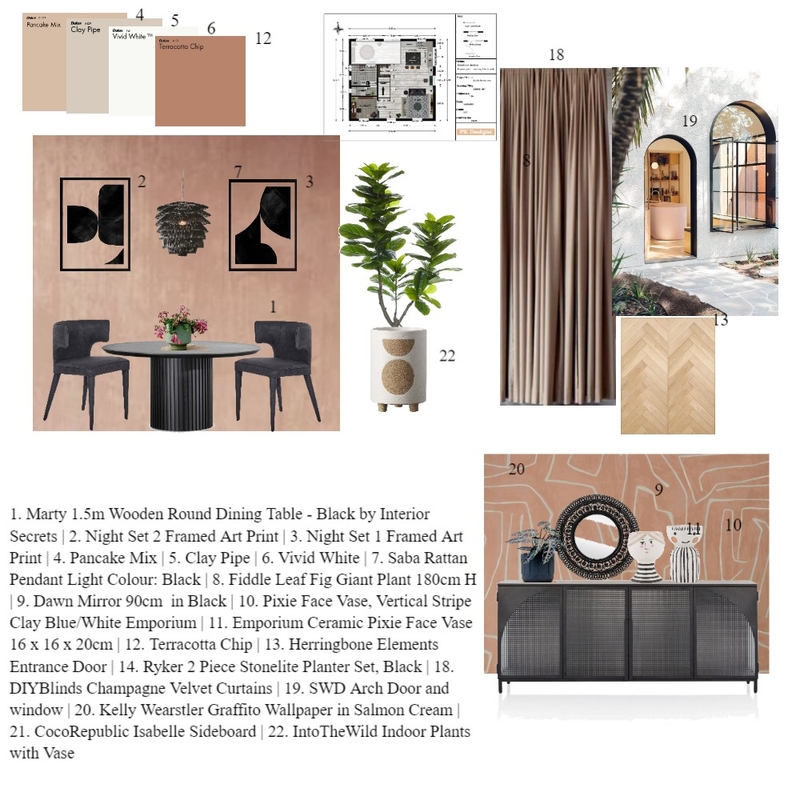 DiningRoom7-Final Mood Board by pkadian on Style Sourcebook